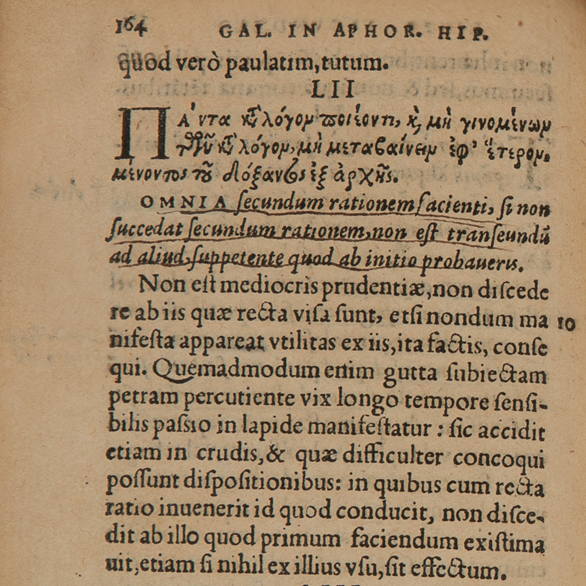 Håndskrevne detaljer fra bok om medisin